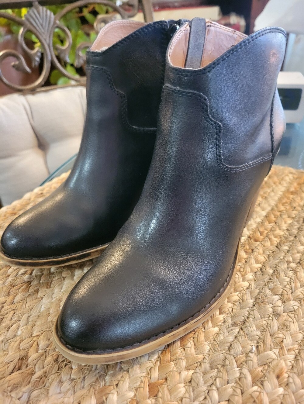 Lucky Brand Leather Ankle Boots
